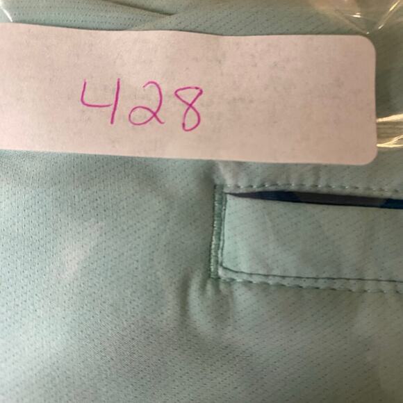 Mens Peter Millar Crown Sports Teal Full Zip Lightweight Golf Jacket Large - Picture 16 of 16